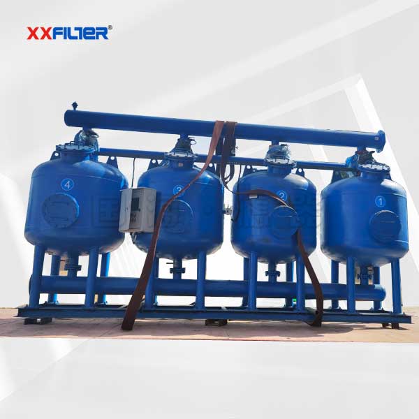 工業水雙罐并聯淺層砂過濾器