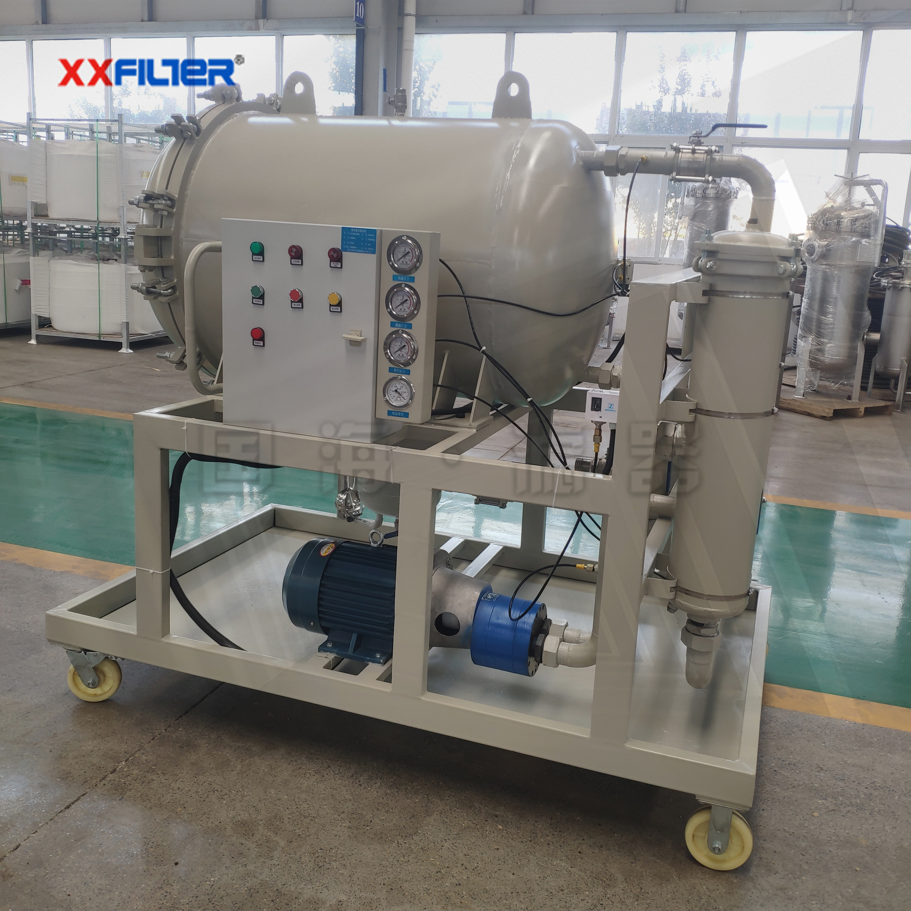 63L/min聚結(jié)脫水濾油機