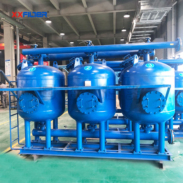 電廠工業循環水凈化淺層砂過濾器