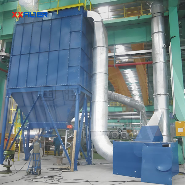 13390m3/h非金屬加工行業袋式除塵器