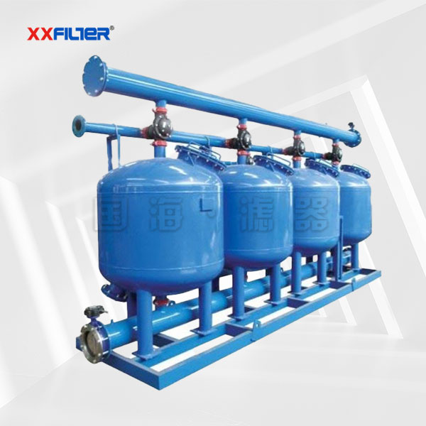 工業淺層砂過濾器 循環水高速過濾裝置