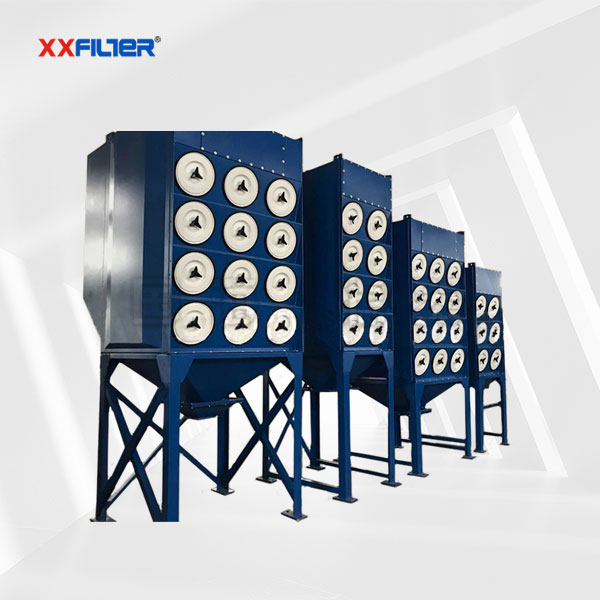 工業煉鐵廠粉塵集成式濾筒除塵器